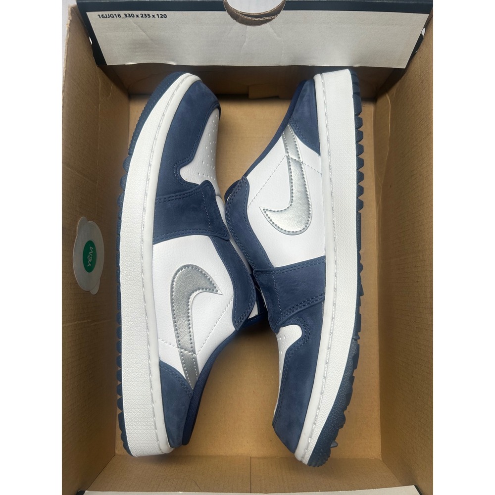 Nike Air Jordan 1 Mule Golf Midnight Navy FJ1214 102 Size 10 New/No Lid